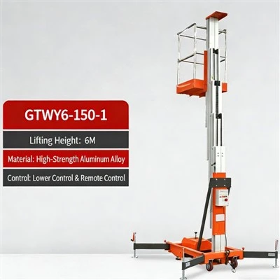 Single Mast Aluminum Alloy Lift